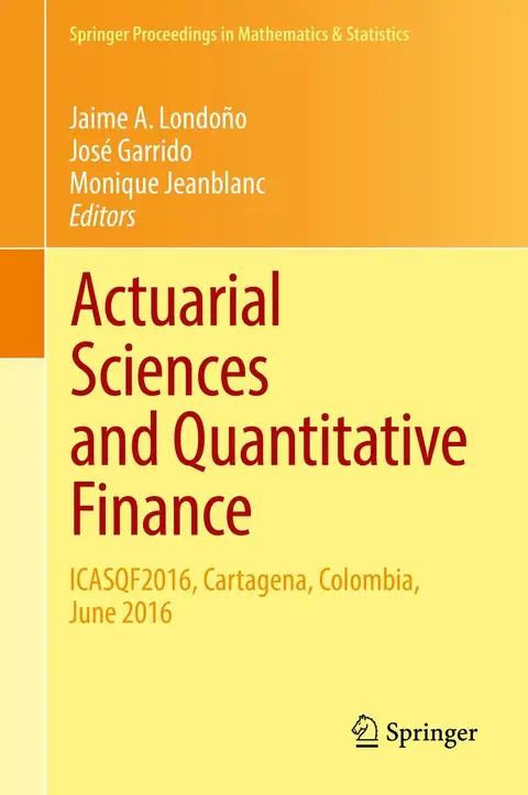 Cover of Actuarial Sciences and Quantitative Finance