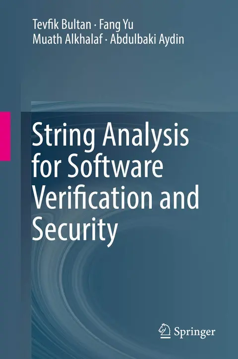 Cover of String Analysis for Software Verification and Security