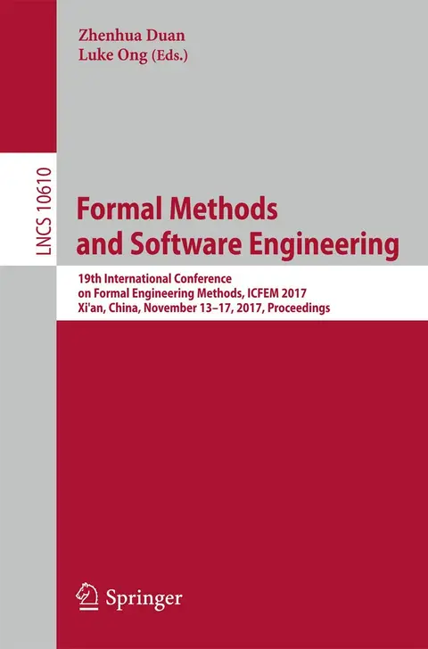 Cover of Formal Methods and Software Engineering