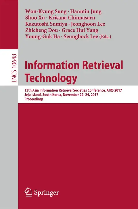 Cover of Information Retrieval Technology