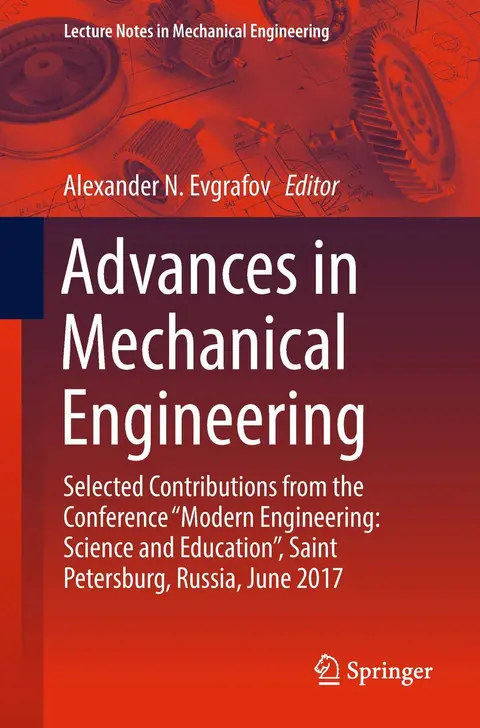 Cover of Advances in Mechanical Engineering