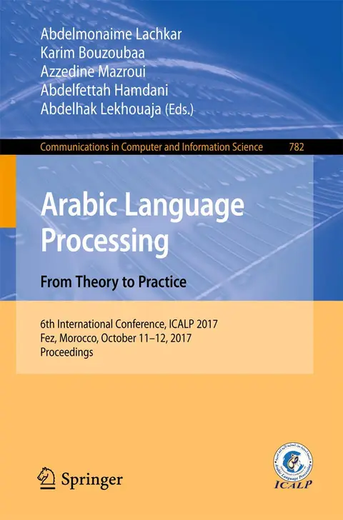 Cover of Arabic Language Processing