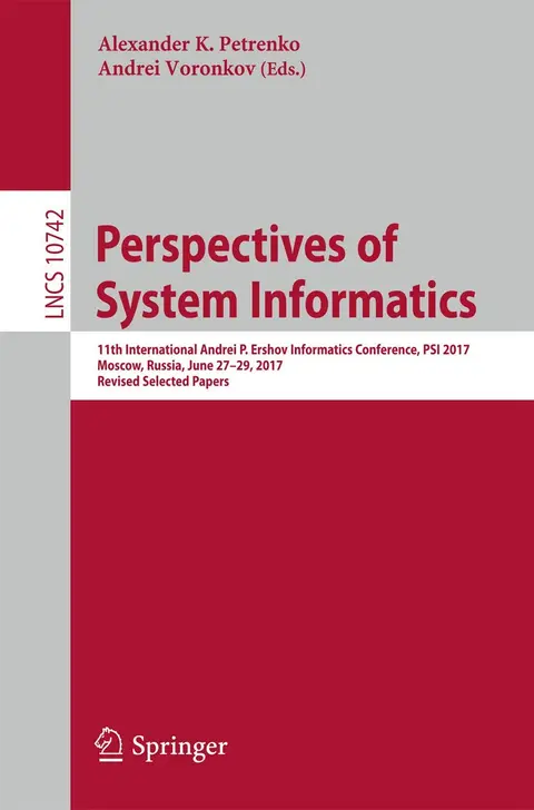 Cover of Perspectives of System Informatics