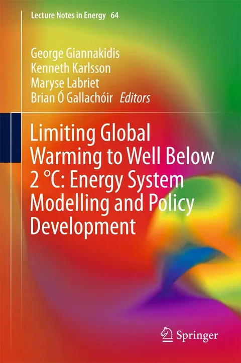Cover of Limiting Global Warming to Well Below 2 °C