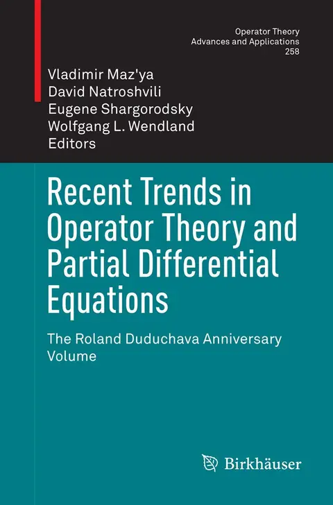 Cover of Recent Trends in Operator Theory and Partial Differential Equations