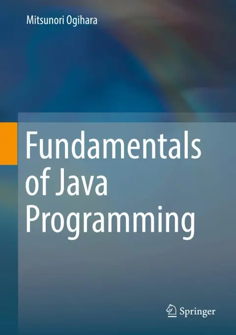 Cover of Fundamentals of Java Programming