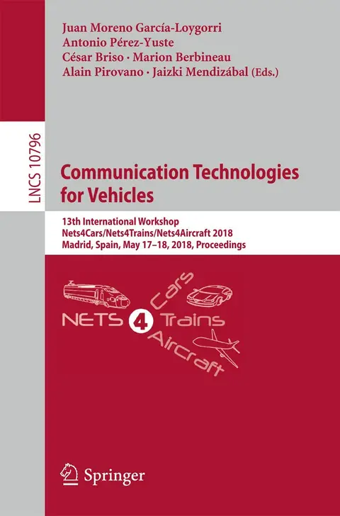 Cover of Communication Technologies for Vehicles