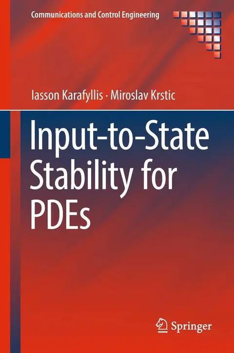 Cover of Input-to-State Stability for PDEs