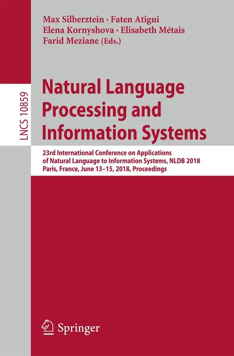 Cover of Natural Language Processing and Information Systems