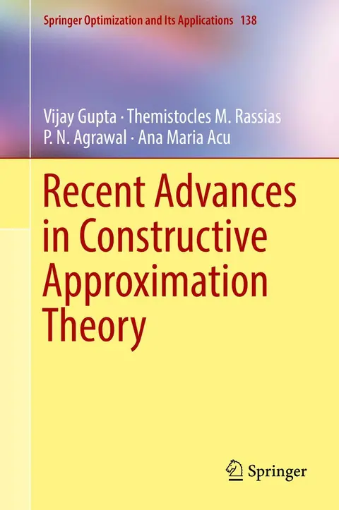 Cover of Recent Advances in Constructive Approximation Theory