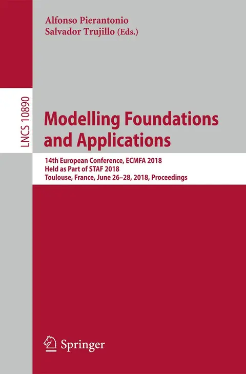 Cover of Modelling Foundations and Applications