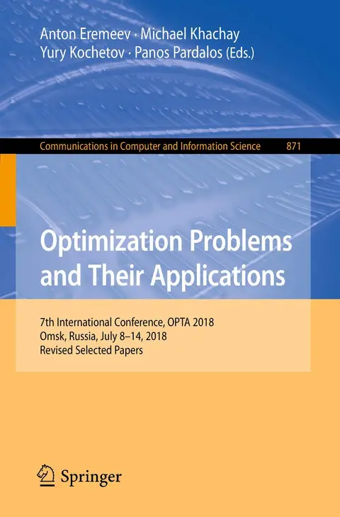Cover of Optimization Problems and Their Applications