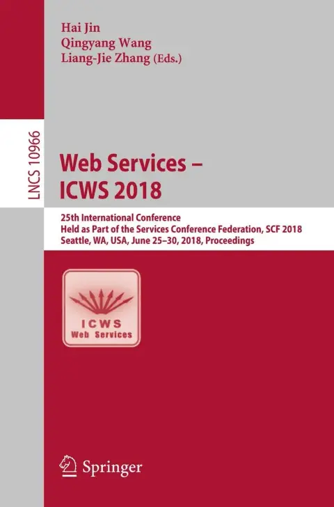 Cover of Web Services – ICWS 2018