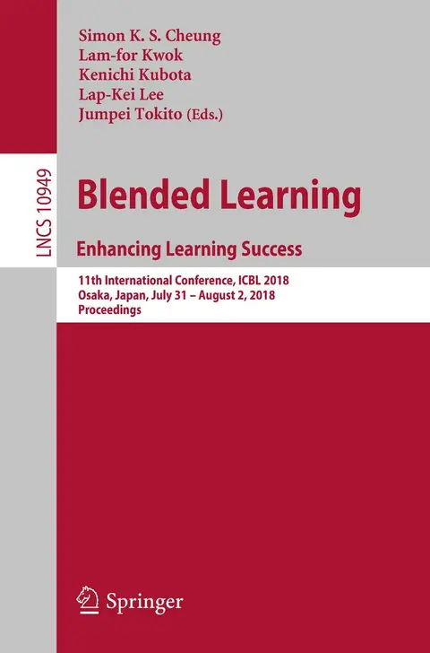 Cover of Blended Learning. Enhancing Learning Success