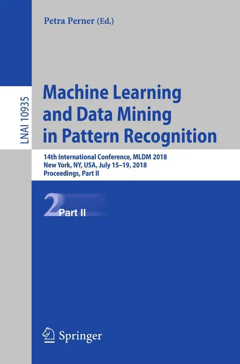 Cover of Machine Learning and Data Mining in Pattern Recognition
