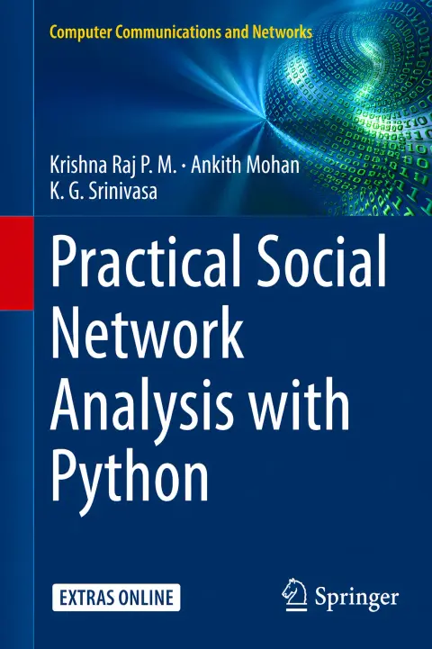 Cover of Practical Social Network Analysis with Python 1st ed