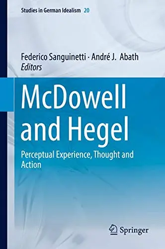 Cover of McDowell and Hegel