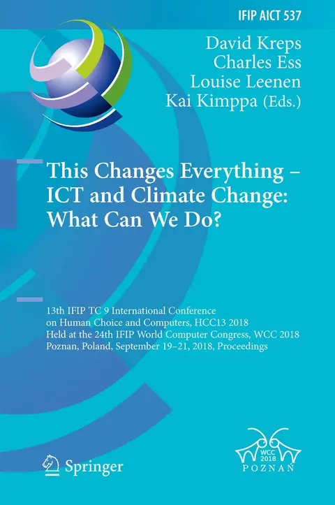 Cover of This Changes Everything – ICT and Climate Change