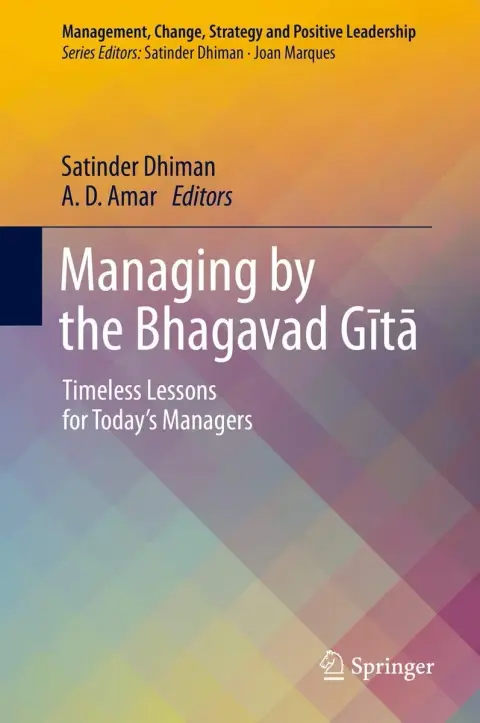 Cover of Managing by the Bhagavad Gita