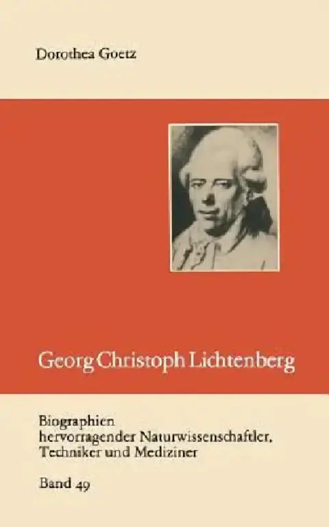 Cover of Georg Christoph Lichtenberg