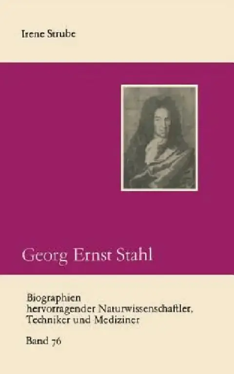 Cover of Georg Ernst Stahl