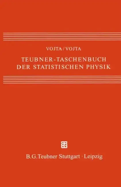 Cover of Teubner-Taschenbuch Der Statistischen Physik