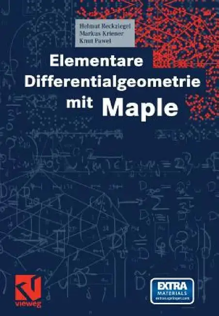 Cover of Elementare Differentialgeometrie Mit Maple