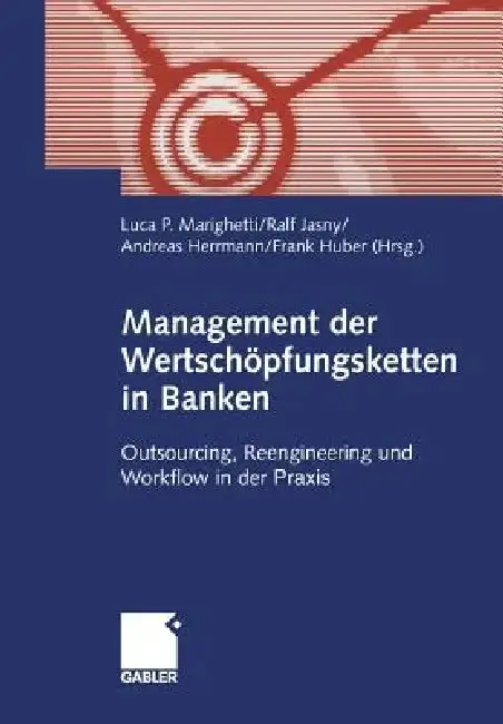 Cover of Management Der Wertschöpfungsketten in Banken