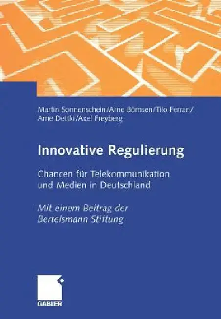 Cover of Innovative Regulierung