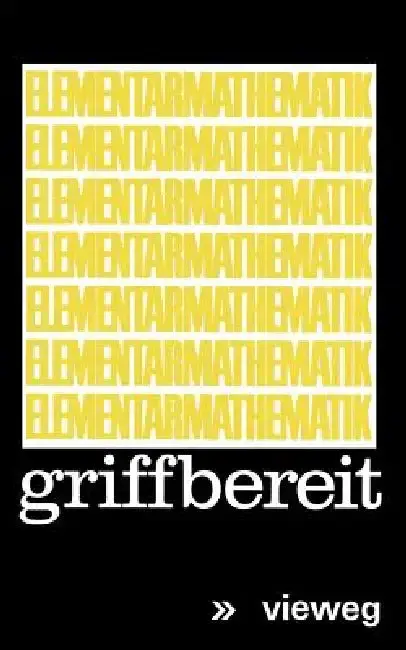 Cover of Elementarmathematik Griffbereit