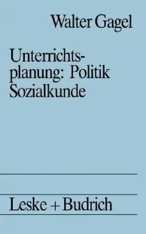Cover of Unterrichtsplanung
