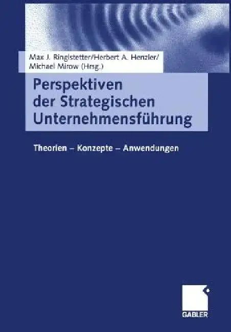 Cover of Perspektiven Der Strategischen Unternehmensführung
