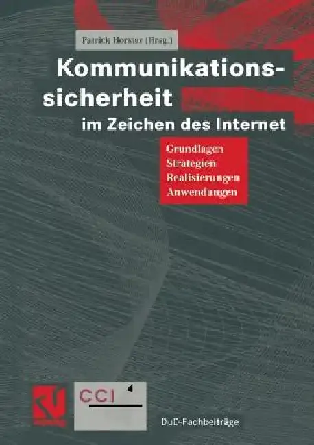 Cover of Kommunikationssicherheit Im Zeichen Des Internet