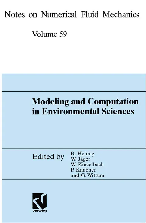 Cover of Modeling and Computation in Environmental Sciences