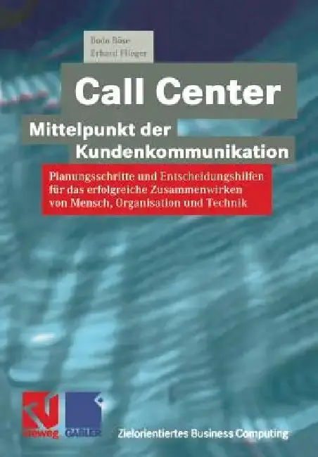 Cover of Call Center -- Mittelpunkt Der Kundenkommunikation
