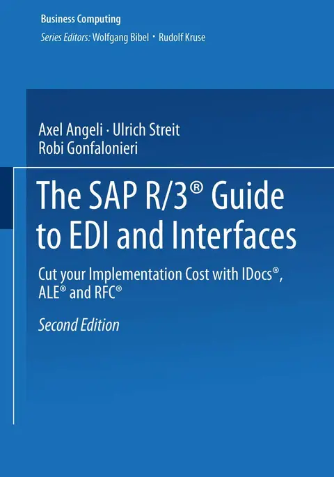 Cover of The Sap R/3 Guide to Edi and Interfaces