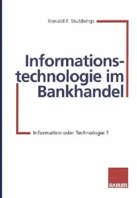 Cover of Informationstechnologie Im Bankhandel