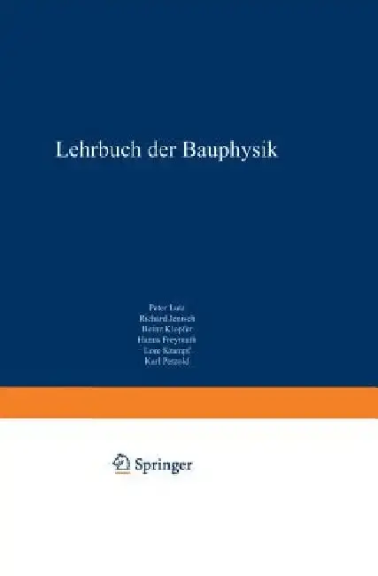 Cover of Lehrbuch Der Bauphysik
