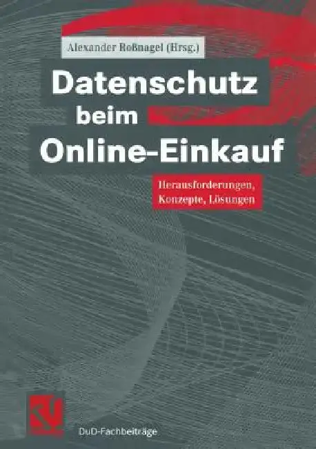 Cover of Datenschutz Beim Online-Einkauf