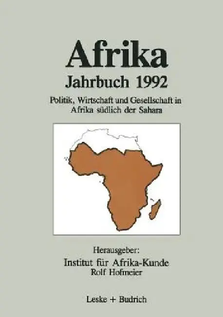 Cover of Afrika Jahrbuch 1992