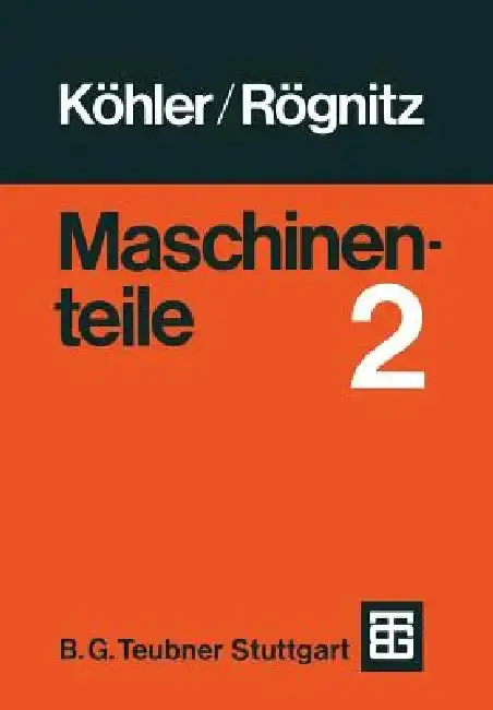 Cover of Maschinenteile