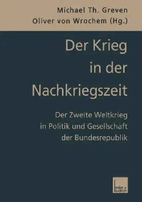 Cover of Der Krieg in Der Nachkriegszeit