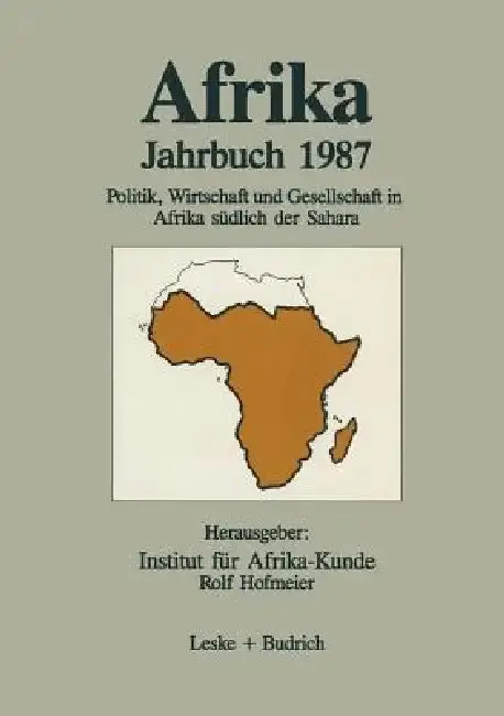 Cover of Afrika Jahrbuch 1987