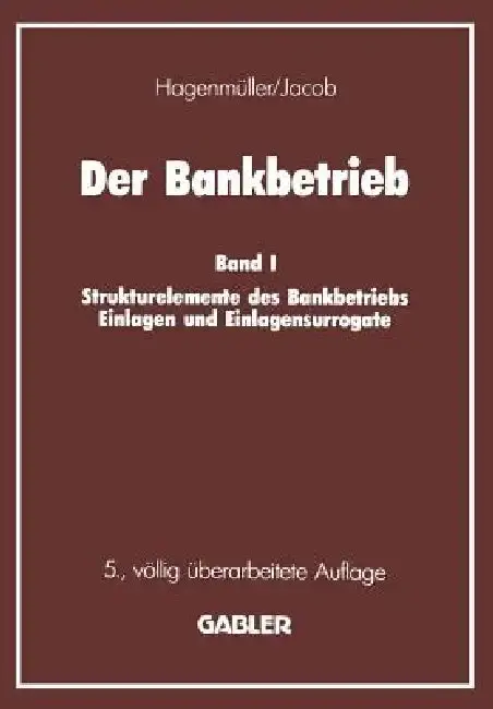 Cover of Der Bankbetrieb