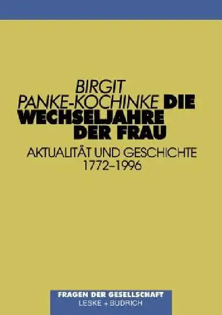 Cover of Die Wechseljahre Der Frau