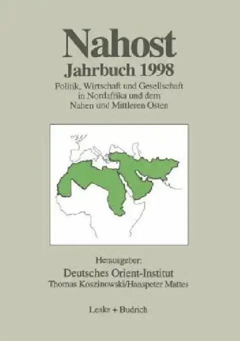 Cover of Nahost Jahrbuch 1998