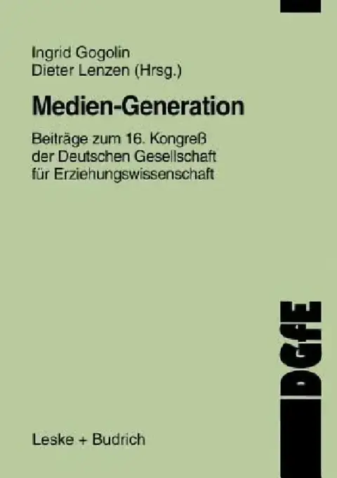 Cover of Medien-Generation