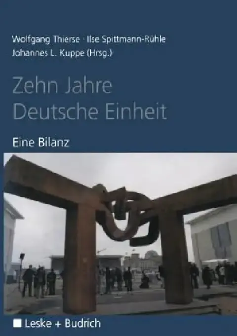 Cover of Zehn Jahre Deutsche Einheit