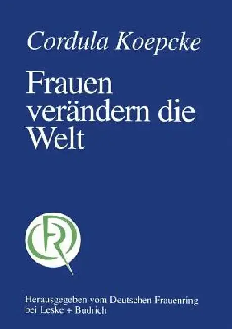 Cover of Frauen Verändern Die Welt