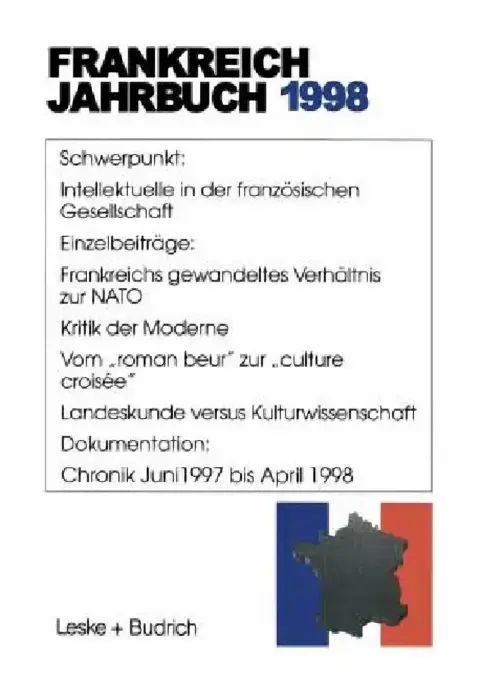 Cover of Frankreich-Jahrbuch 1998